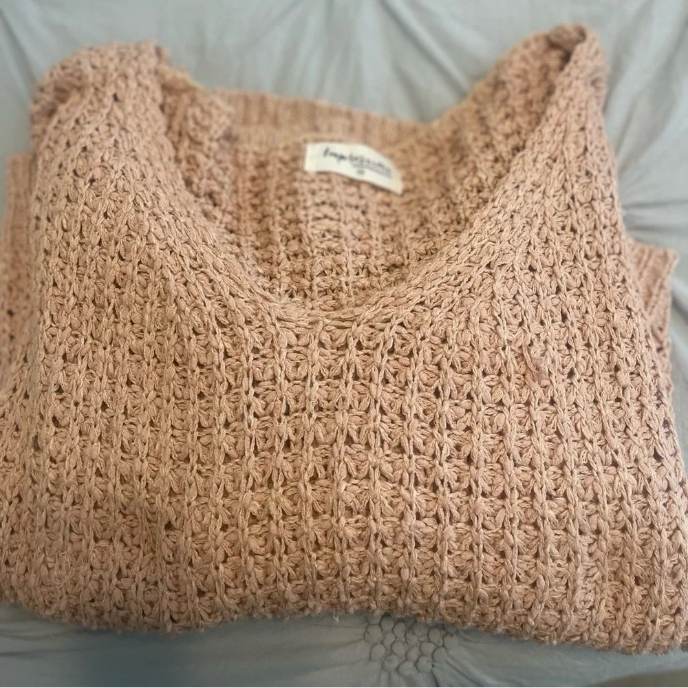 IMPRESSIONS BOUTIQUE | Light coral colored sweater - Picture 4 of 4